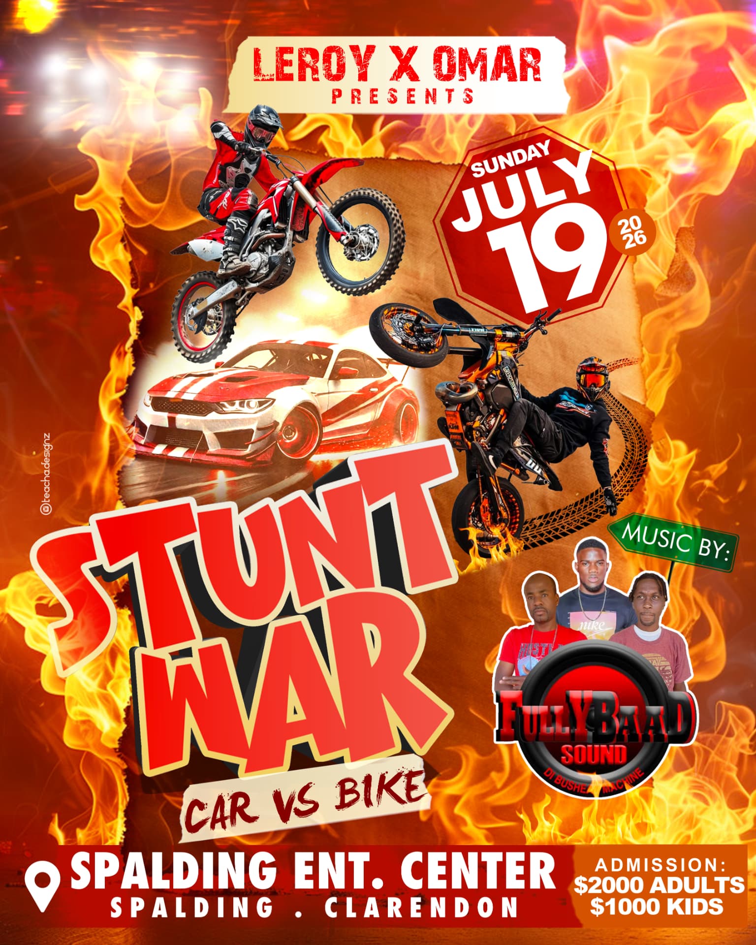 Stunt War Flyer — Flyers project by Teacha Designz