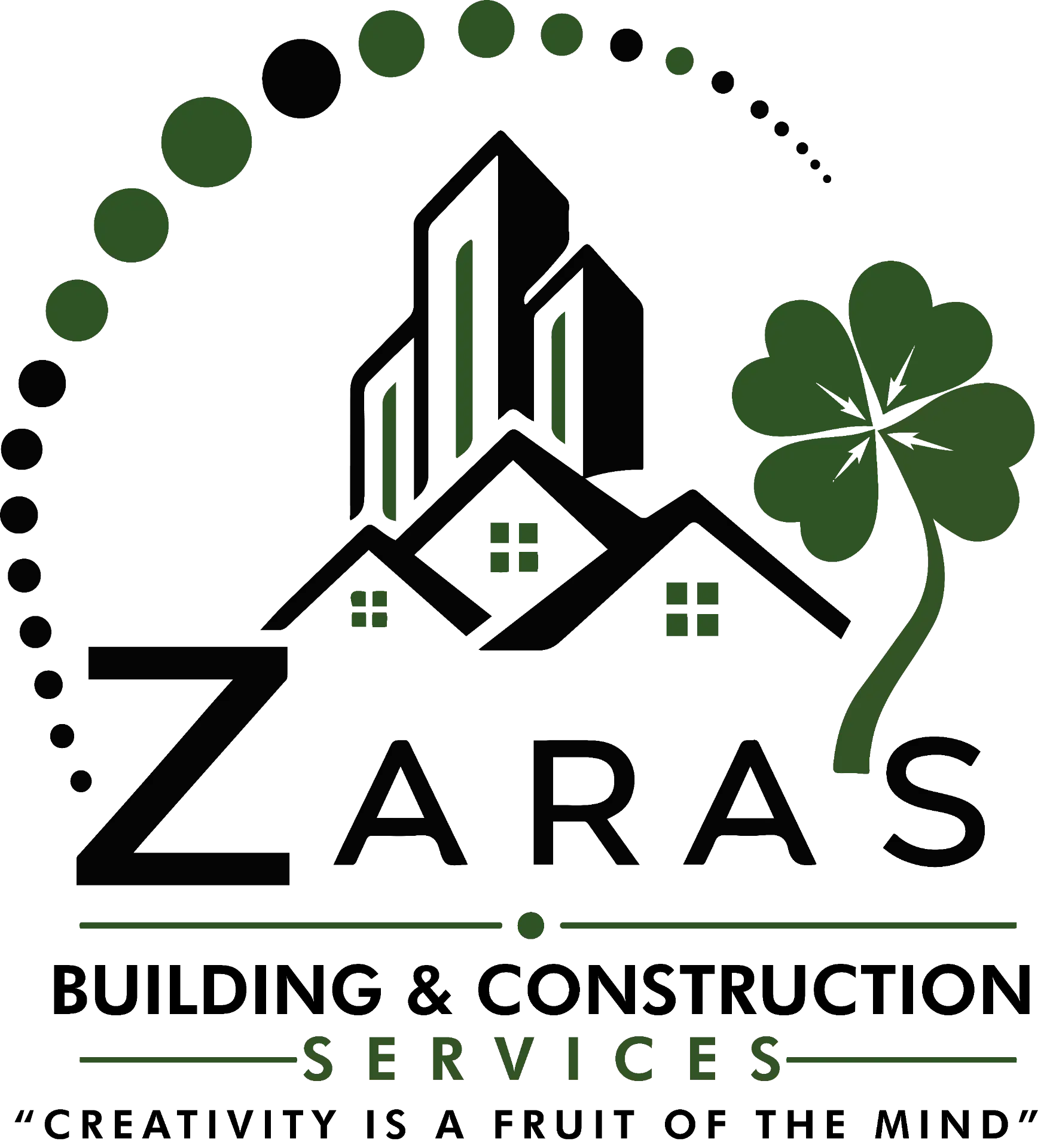 Zara's Building & Construction Services Logo — Logos project by Teacha Designz