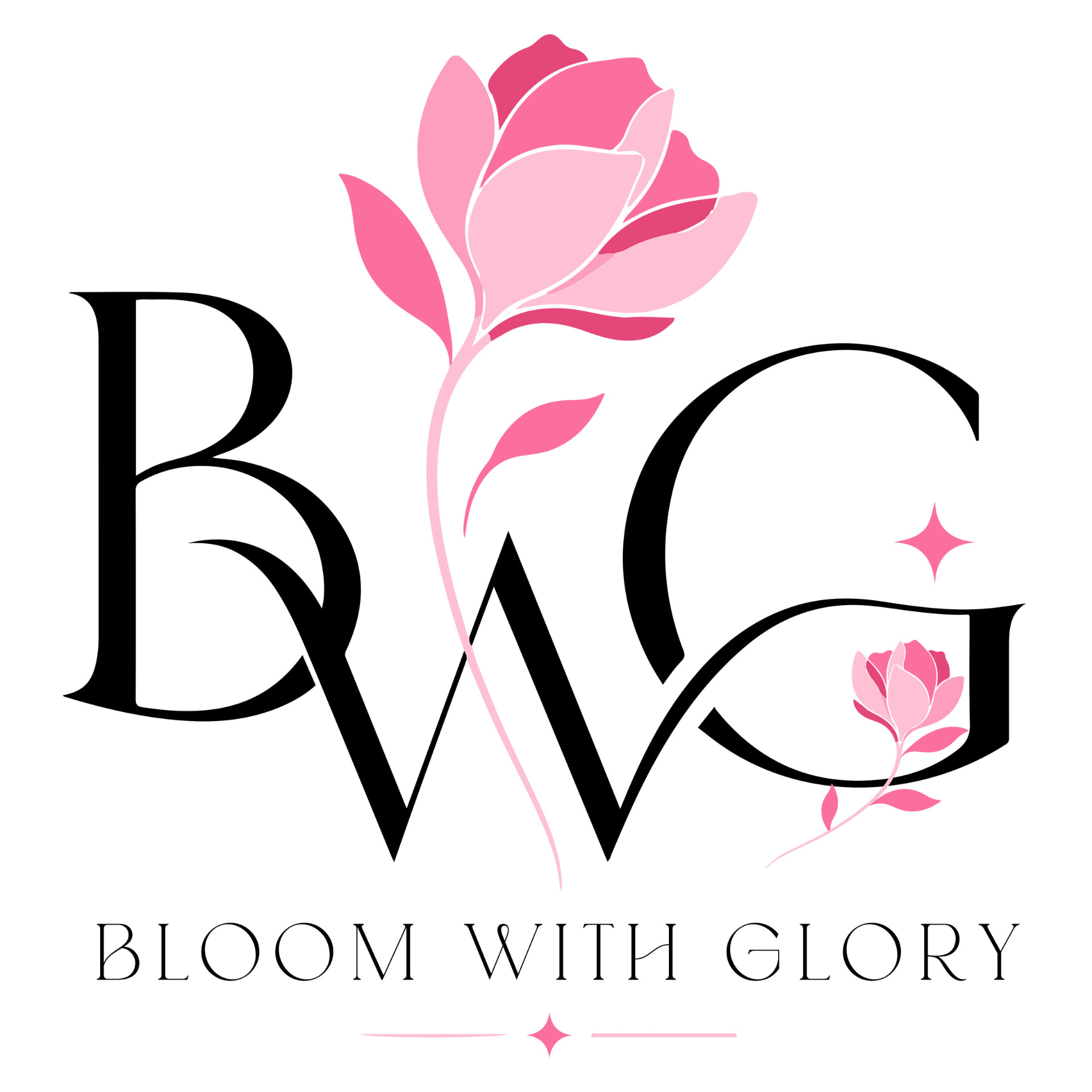 Bloom With Glory Logo — Logos project by Teacha Designz