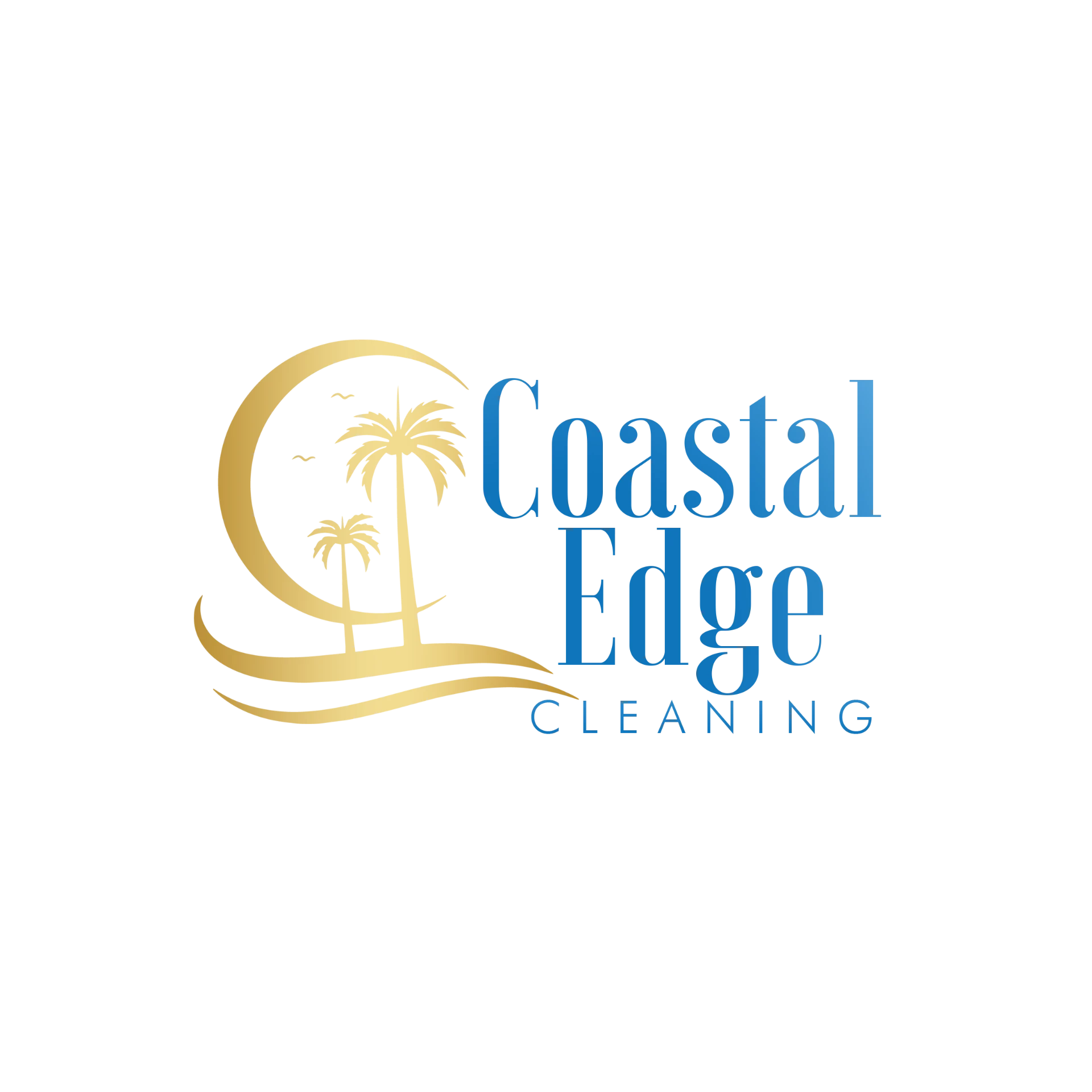 Coastal Edge Cleaning Logo — Logos project by Teacha Designz